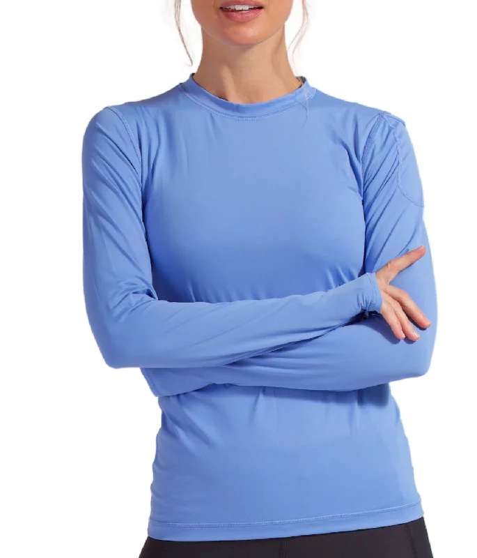 BloqUV Women's UPF 50+ Sun Protection Long Sleeve Sun Shirt 24/7 Top Stylish Split-Hem Short Shirt BloqUV Women's UPF 50+ Sun Protection Long Sleeve Sun Shirt 24/7 Top Stylish Split-Hem Short Shirt
