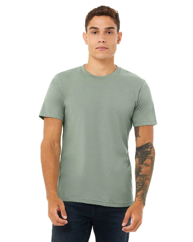 Bella+Canvas Unisex Heather CVC T-Shirt | Heather Sage Notch Collar Peter Pan Collar Cowl Neck Bella+Canvas Unisex Heather CVC T-Shirt | Heather Sage Notch Collar Peter Pan Collar Cowl Neck