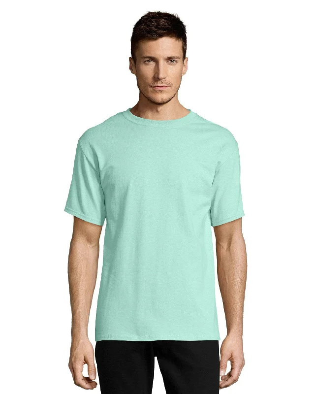 Hanes Authentic-T T-shirt | Clean Mint Layered Multi-layer Single Layer