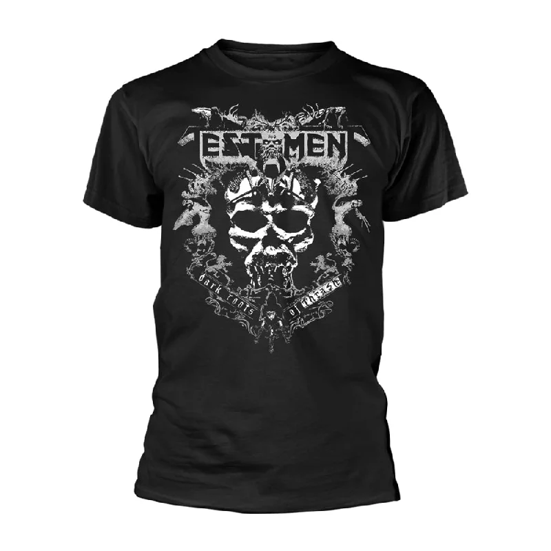 Testament Unisex T-shirt: Dark Roots Of Thrash (back print) Plaid T-Shirt Polka Dot Checkered Testament Unisex T-shirt: Dark Roots Of Thrash (back print) Plaid T-Shirt Polka Dot Checkered