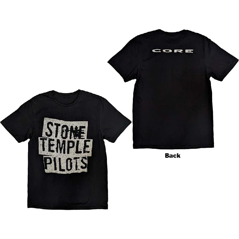 Stone Temple Pilots | Official Band T-Shirt | Core (Back Print) Iron Safe Non-Iron Wrinkle Free Stone Temple Pilots | Official Band T-Shirt | Core (Back Print) Iron Safe Non-Iron Wrinkle Free