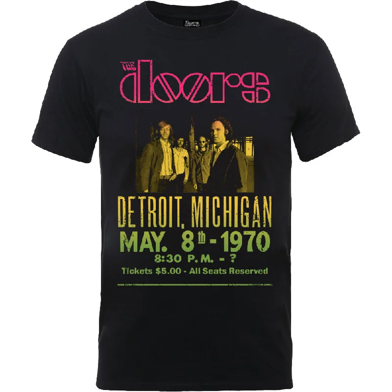 The Doors | Official Band T-Shirt | Gradient Show Poster Wool Fabric Cashmere Fabric Tweed Fabric The Doors | Official Band T-Shirt | Gradient Show Poster Wool Fabric Cashmere Fabric Tweed Fabric