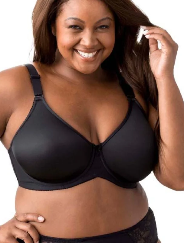 Elila Molded Spacer Underwire Microfiber Full Coverage Bra, Black | Full Cup Molded Spacer Bra | Elila Underwire Bra Chic Lace Bra Elila Molded Spacer Underwire Microfiber Full Coverage Bra, Black | Full Cup Molded Spacer Bra | Elila Underwire Bra Chic Lace Bra