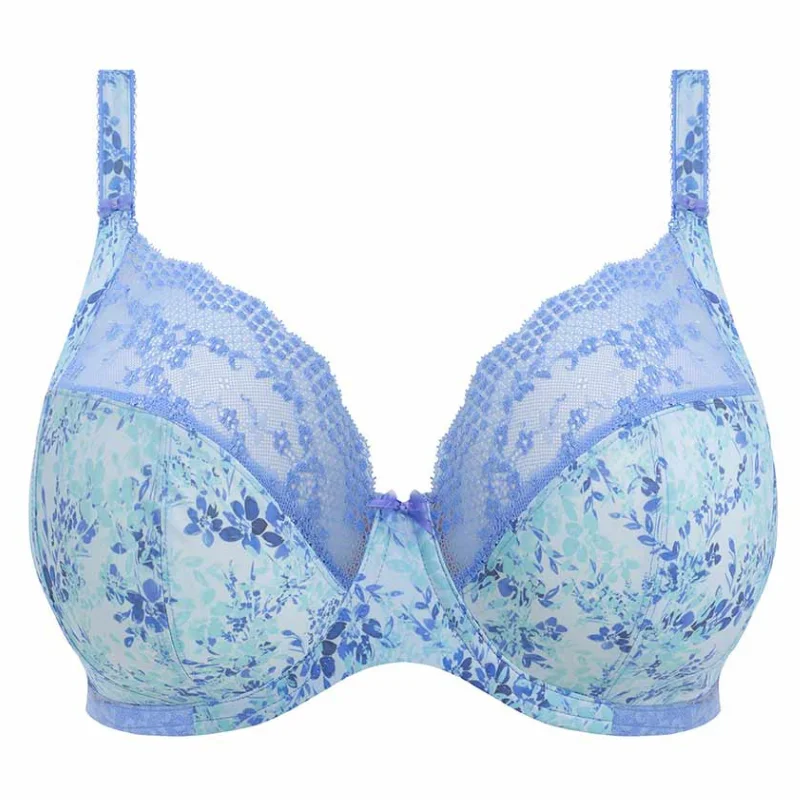 Elomi Lucie Plunge Bra Cornflower Simple Wireless Bra