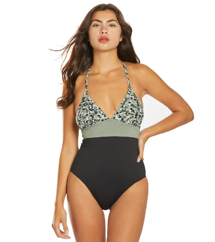Carve Designs Dahlia One Piece Swimsuit Camo Casual Swim Dress
