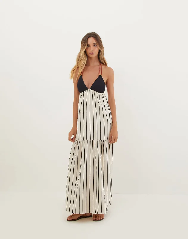 Erica Maxi Dress - Serpentine Stylish A-Line Maxi Dress