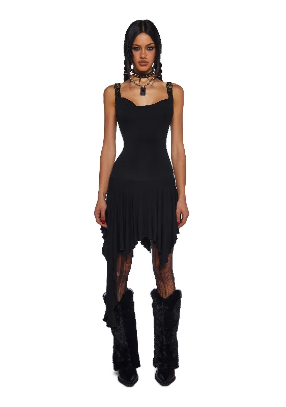 Stubborn Love Mini Dress Elegant Velvet Mini Dress