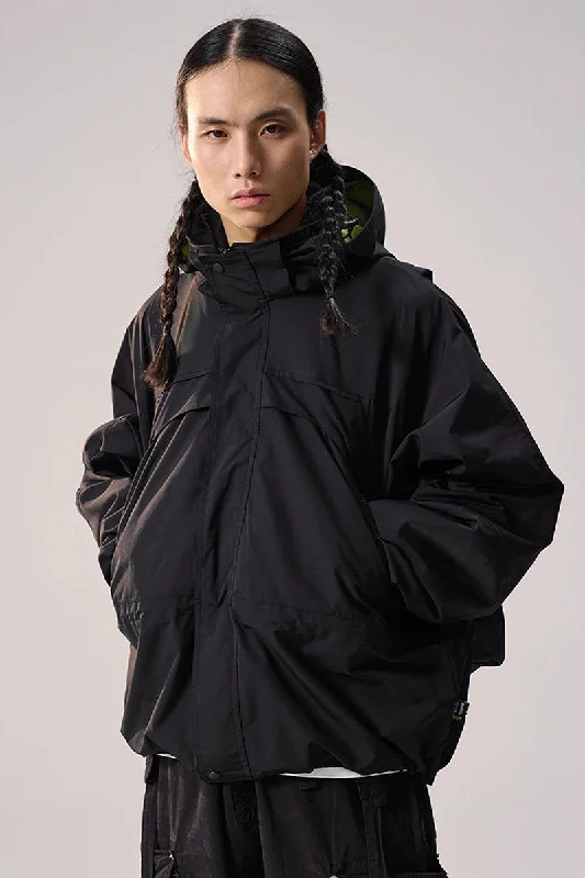Backpack Utility Outdoor Jacket Fitted Jacket Loose Jacket Oversized Jacket