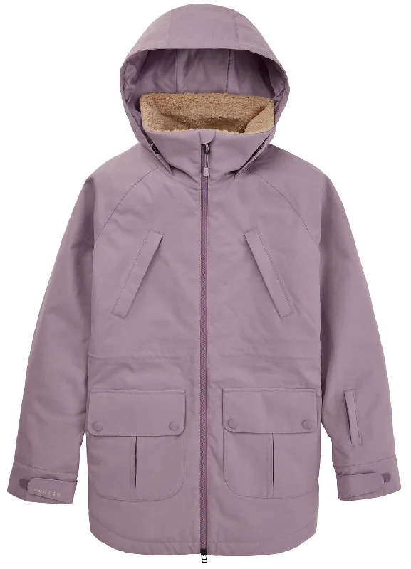 Burton Prowess Womens Jacket Elderberry Quilted Jacket Puffer Jacket Insulated Jacket