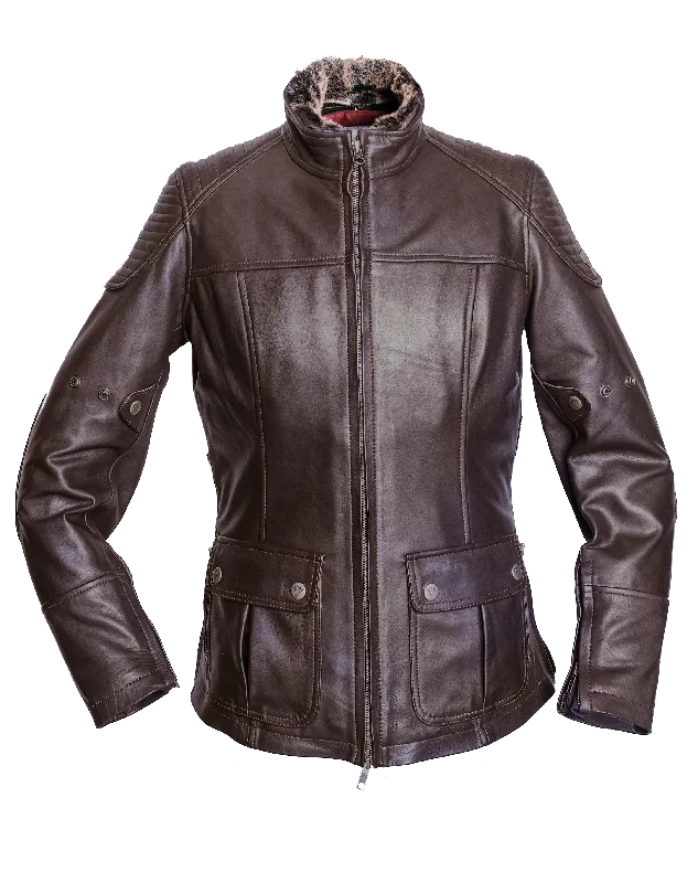 ByCity Ladies Legend II Leather Jacket Toggled Jacket Drawstring Jacket Belted Jacket ByCity Ladies Legend II Leather Jacket Toggled Jacket Drawstring Jacket Belted Jacket
