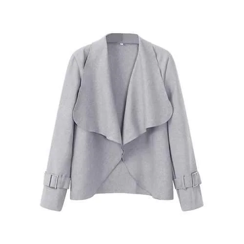 Elegant Women Irregular Pure Color Lapel Long Sleeve Short Jacket Faux Fur Fabric Real Fur Fabric Shearling Fabric