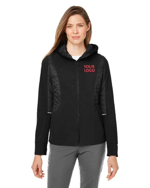 Custom Spyder Ladies' Powerglyde Jackets, Black Bomber Jacket Anorak Windbreaker