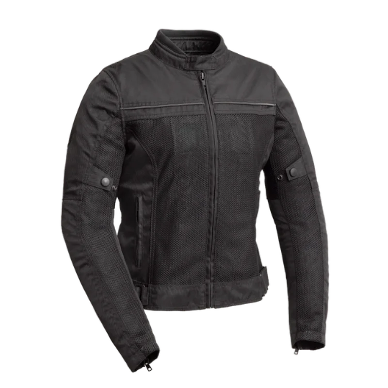 First Manufacturing Monarch - Women's Cordura Jacket, Black Appliqued Jacket Beaded Jacket Sequined Jacket