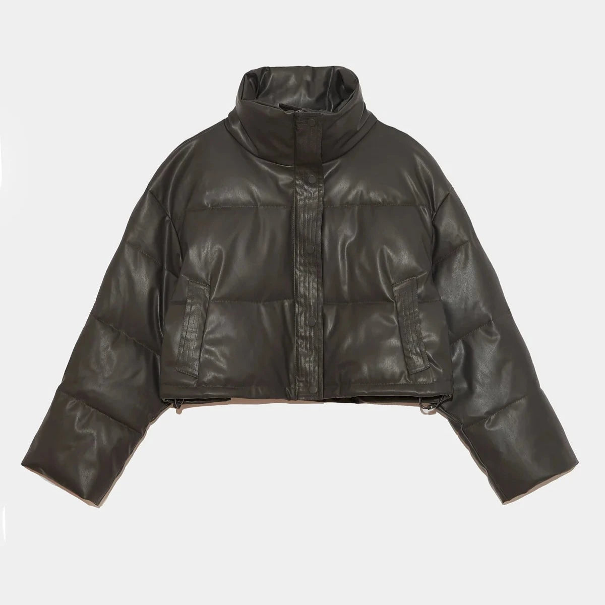 Helenium Puffer Jacket | Onyx Fitted Jacket Loose Jacket Oversized Jacket