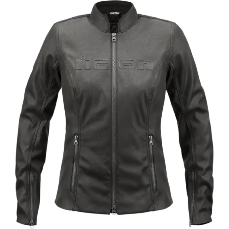 ICON Women's Tuscadero2 Jacket Denim Jacket Leather Jacket Suede Jacket