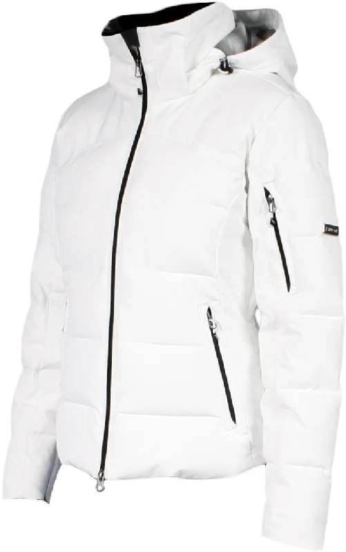 Karbon Topaz Jacket Womens Arctic White Jacket Blazer Coat