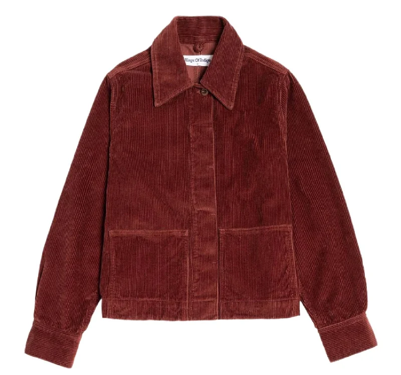 Kings of Indigo Ota corduroy jacket madder brown women Cotton Jacket Linen Jacket Terry Jacket Kings of Indigo Ota corduroy jacket madder brown women Cotton Jacket Linen Jacket Terry Jacket