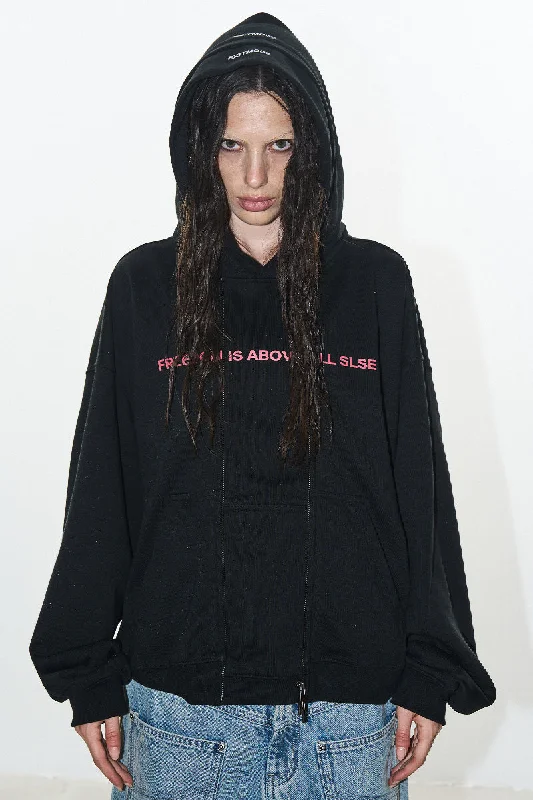 Layered Look Graphic Hoodie Jacket Notch Collar Jacket Peter Pan Collar Jacket Cowl Neck Jacket