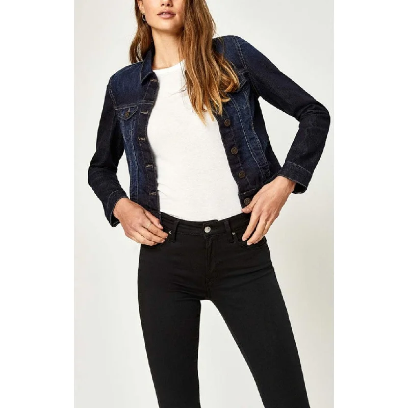 Mavi Samantha Dark Nolita Jean Jacket Lace Jacket Ribbed Jacket Sequined Jacket