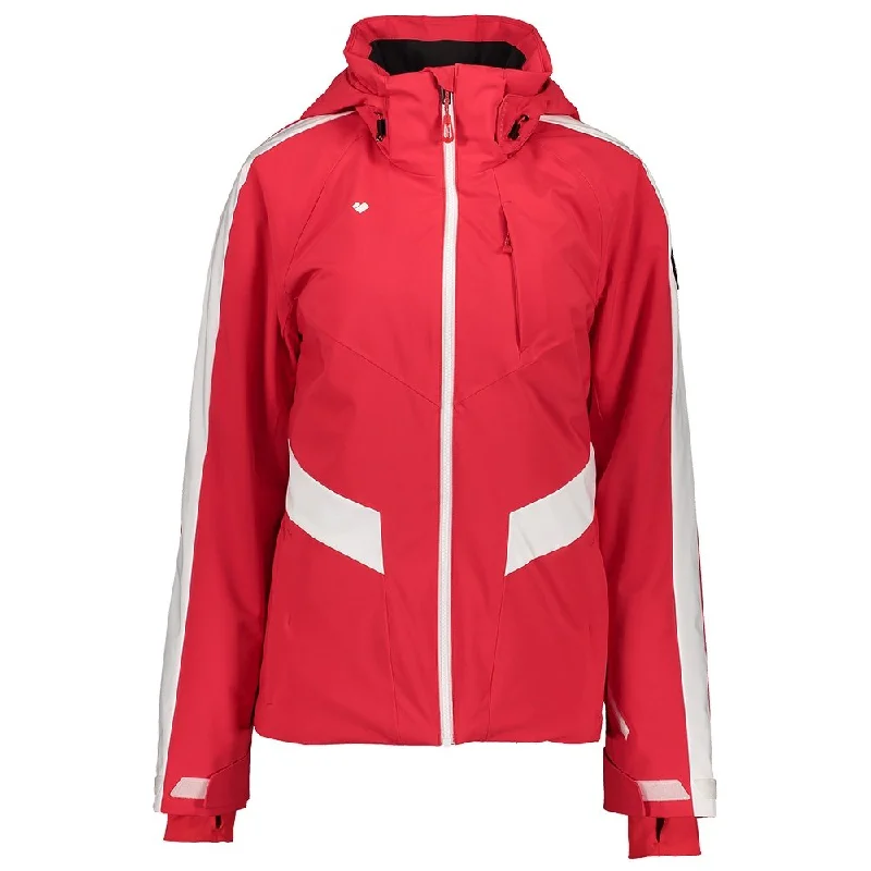 Obermeyer Gia Jacket Notch Collar Peter Pan Collar Cowl Neck