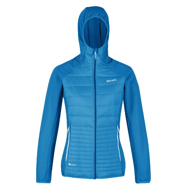 Regatta Ladies Andreson V Hybrid Jacket -BLUE ASTER (8, 10 only) Fleece Fabric Down Fabric Feather Fabric