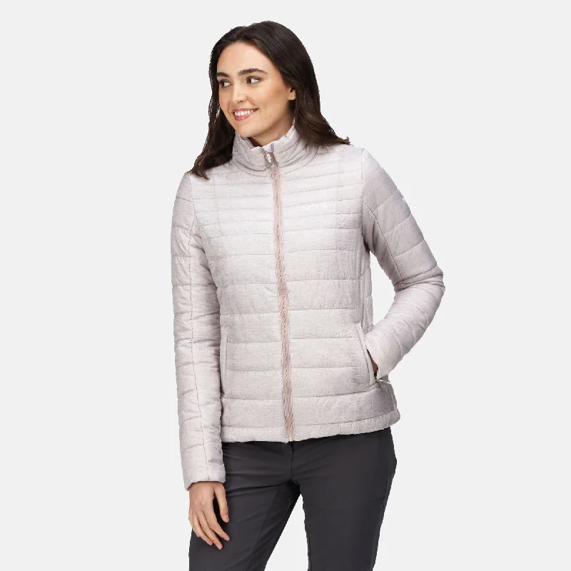 Regatta Ladies Freezeway III Jacket -OATMEAL Herringbone Jacket Houndstooth Jacket Plaid Jacket