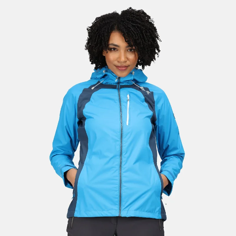 Regatta Ladies Lightweight Highton Jacket -BLUE ASTER Trench Coat Raincoat Waterproof Jacket Regatta Ladies Lightweight Highton Jacket -BLUE ASTER Trench Coat Raincoat Waterproof Jacket