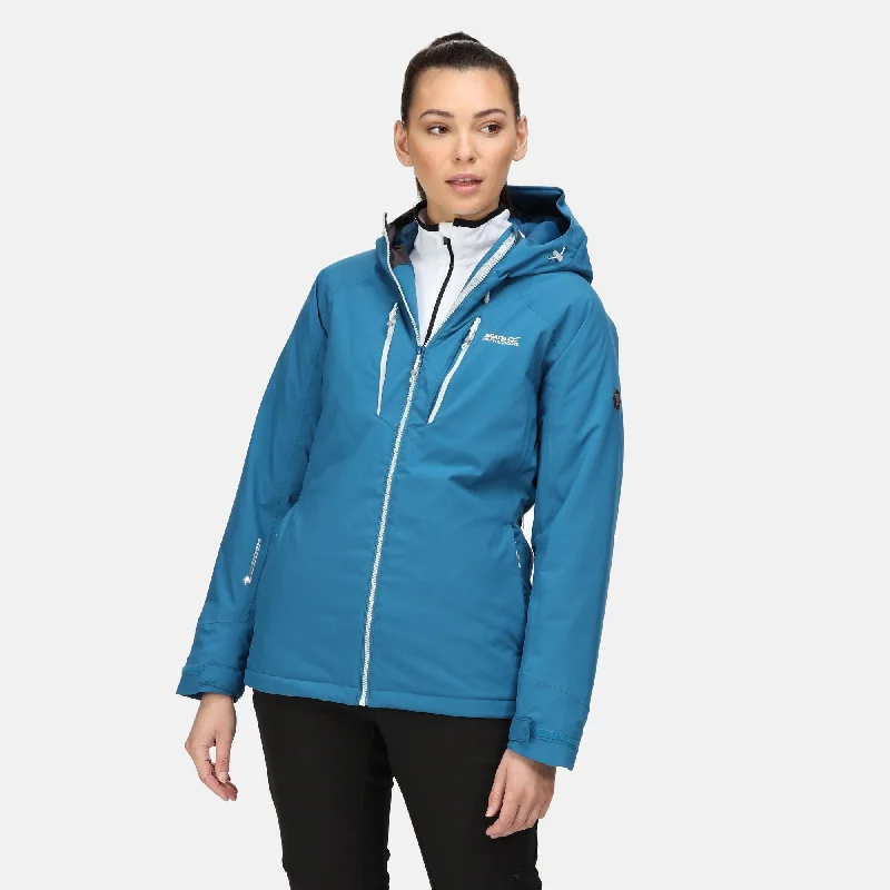 Regatta Ladies Padded Highton Jacket -SAPPHIRE Satin Jacket Silk Jacket Chiffon Jacket