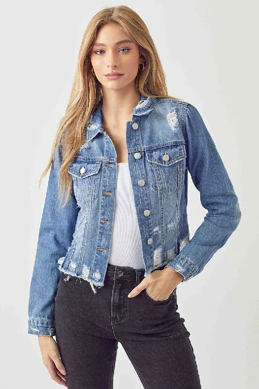 Retro Rebel Shirring Sleeve Crop Jacket Striped Jacket Polka Dot Jacket Floral Jacket