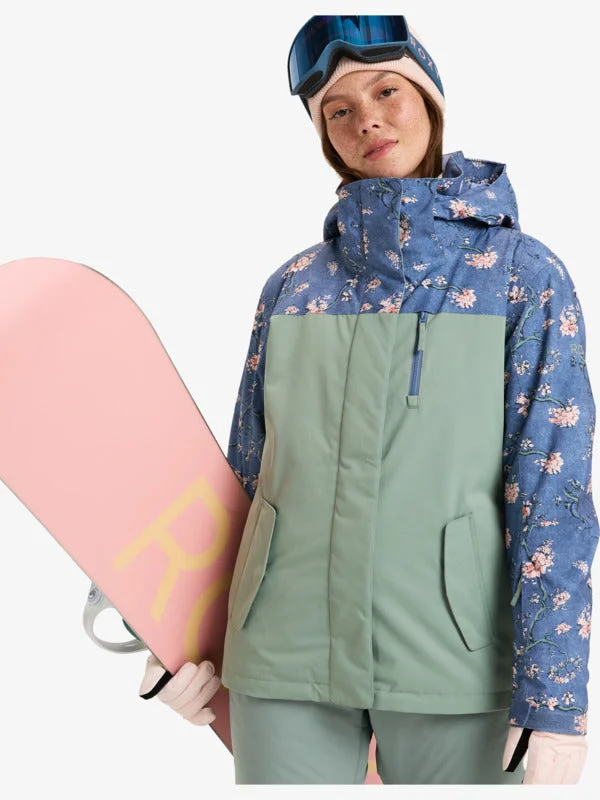 Roxy Jetty Block Ski Jacket Women's Nylon Jacket Polyester Jacket Spandex Jacket