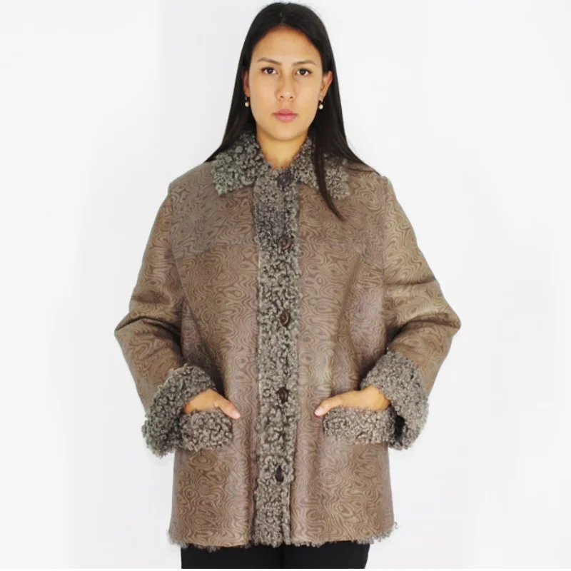 SARANTATRIA Exclusive Wieckie lamb jacket Faux Fur Jacket Real Fur Jacket Shearling Jacket SARANTATRIA Exclusive Wieckie lamb jacket Faux Fur Jacket Real Fur Jacket Shearling Jacket