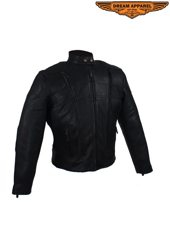 Women's Leather Racer Jacket With One Airvent On The Back Herringbone Jacket Houndstooth Jacket Plaid Jacket Women's Leather Racer Jacket With One Airvent On The Back Herringbone Jacket Houndstooth Jacket Plaid Jacket