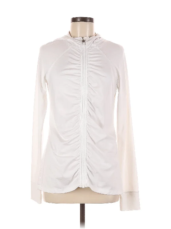 Zip Up Hoodie Hoodie with Mesh Breathable Sporty